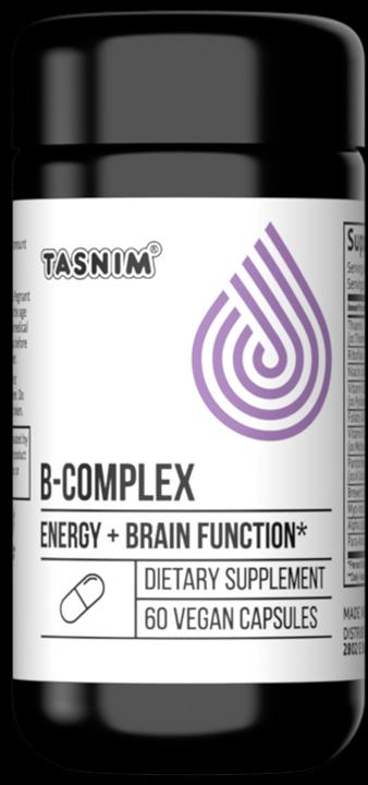 Produktbild Tasnim B-Komplex ESL – Für deine Energie – 60 Kapseln (60 Stück, Kapseln, 38 g)