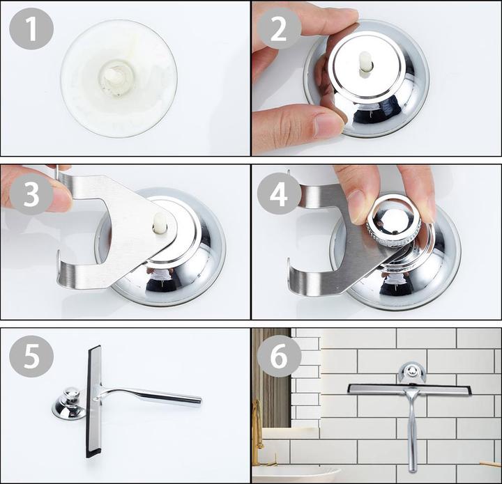 Produktbild Intirilife Fensterabzieher in SILBER