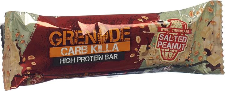 Produktbild Grenade Carb Killa Bars White Chocolate Salted Peanut (Erdnuss, Weisse Schokolade, 1 Stk., 60 g)