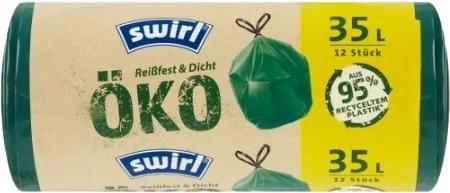 Actual product image Swirl Bin liners eco drawstring 35l 8pcs (12 x, 35 l)