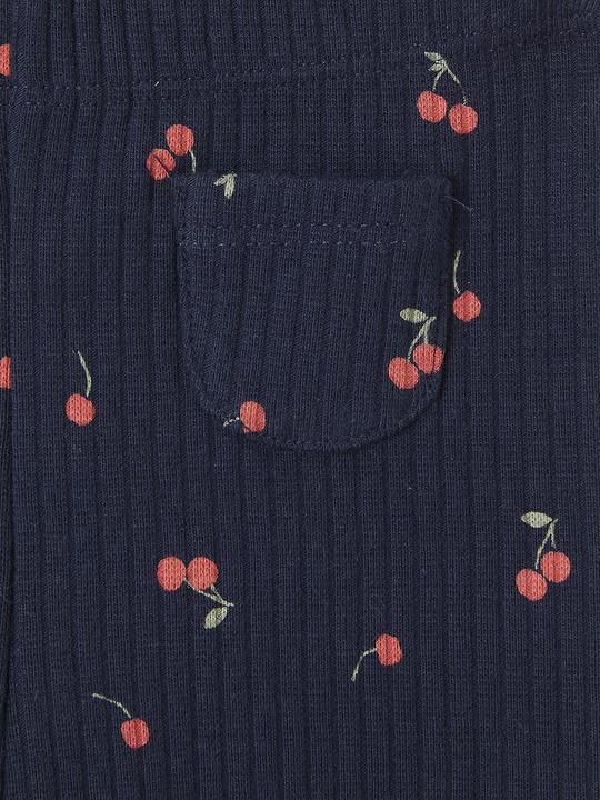 Vertbaudet Bedruckte Baby-Leggings, Ripp mit Bio-Baumwolle