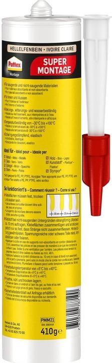 Actual product image Henkel Pattex Supermontage Grey