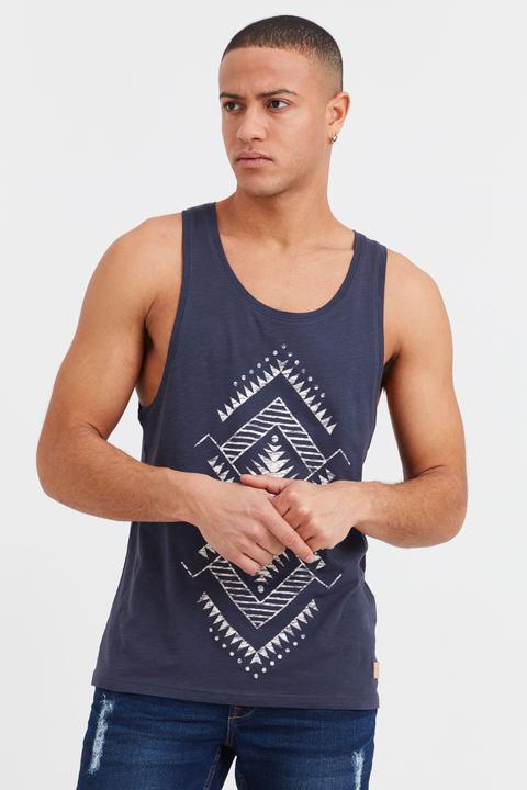 Actual product image Solid Isaak Men's Tank Top (M)