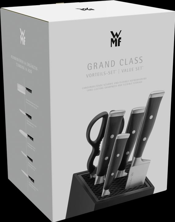 Actual product image WMF Grand Class knife block with knife set 6 pieces, Made in Germany