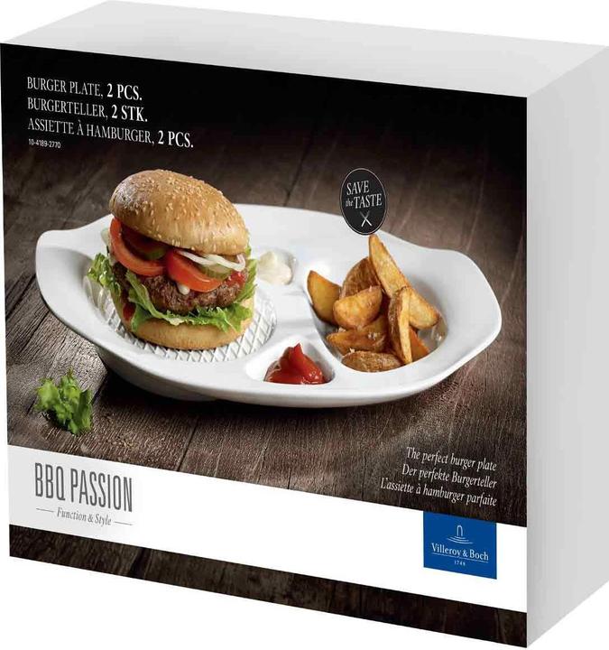 Produktbild Villeroy & Boch Burgerteller BBQ Passion (1 x, 36 cm)
