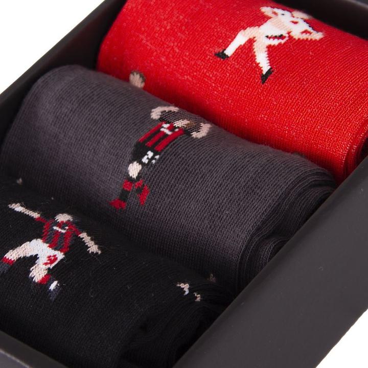Immagine prodotto Copa Football Set di calzini AC Milan Celebration Box Fan (confezione da 3, 40 - 46)