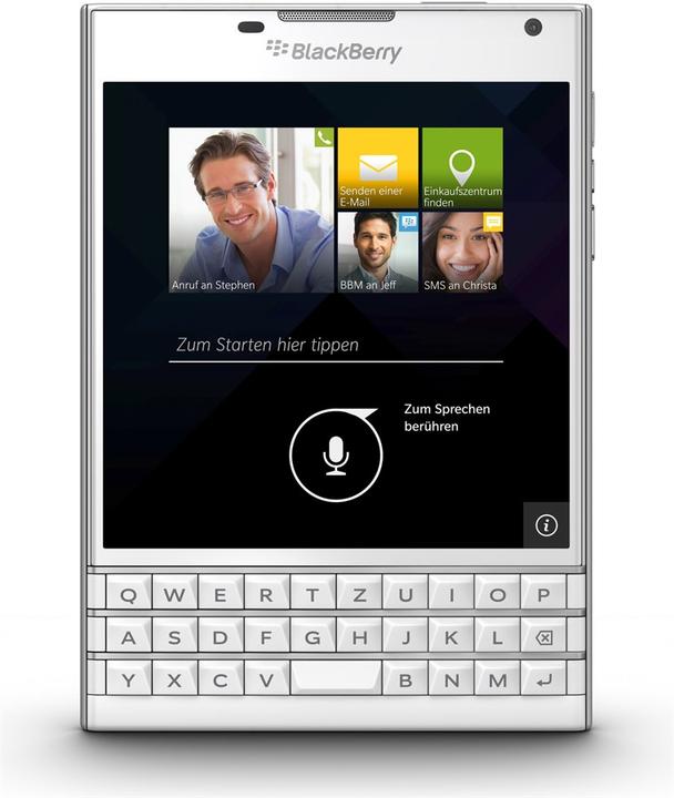 Immagine prodotto BlackBerry Passaporto (32 GB, Bianco, 4.50", SIM singola, 13 Mpx, 4G)