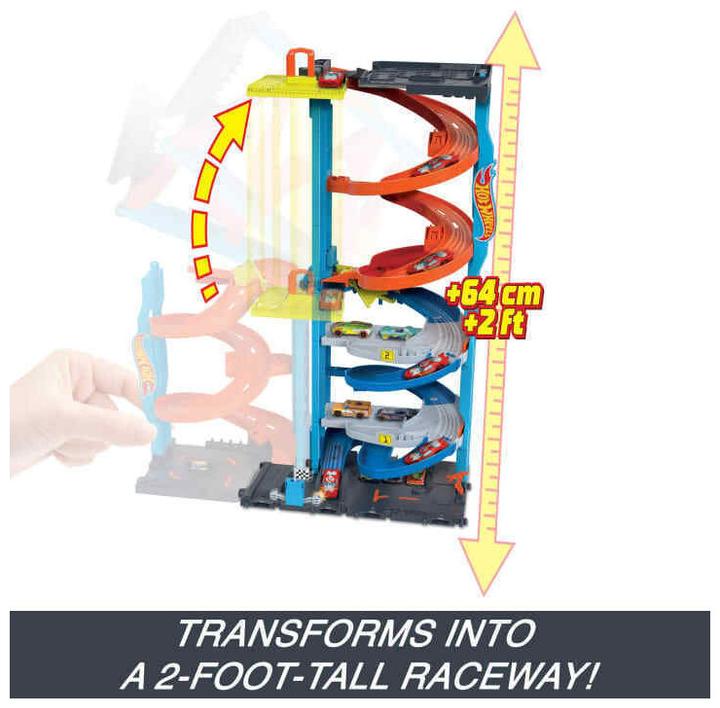 Produktbild Hot Wheels City 2-in-1-Rennturm Spielset