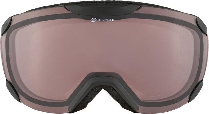 Actual product image ALPINA SPORTS Thaynes Q ski goggles (colour: 035 black, lens: QUATTROFLEX (S1))