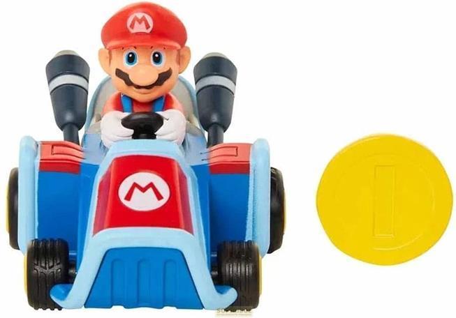 Actual product image Jakks Pacific World of Nintendo Super Mario Kart Retreat Vehicles with Figures Wave 1 Range (12)