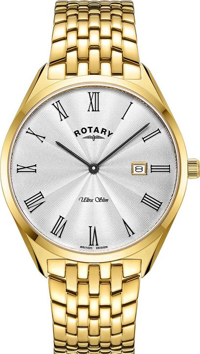 Produktbild Rotary GB08013/01 Ultra Slim Herren 38mm 5ATM (Analoguhr, 38 mm)