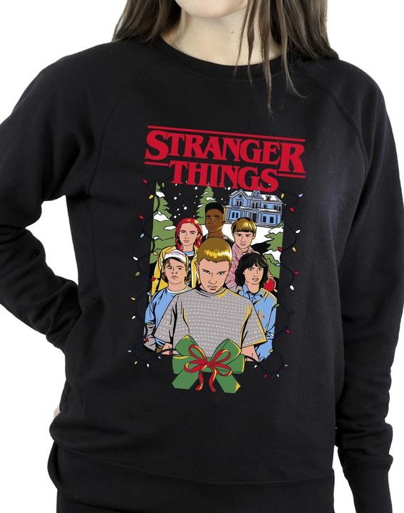 Immagine prodotto Netflix Stranger Things Christmas Poster Felpa Donna (XL)