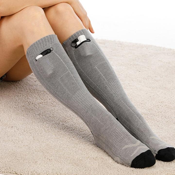 Image du produit Stride Beheizbare Baumwoll Socken Outdoor Fusswärmer mit Akku (One Size) (Taille unique)