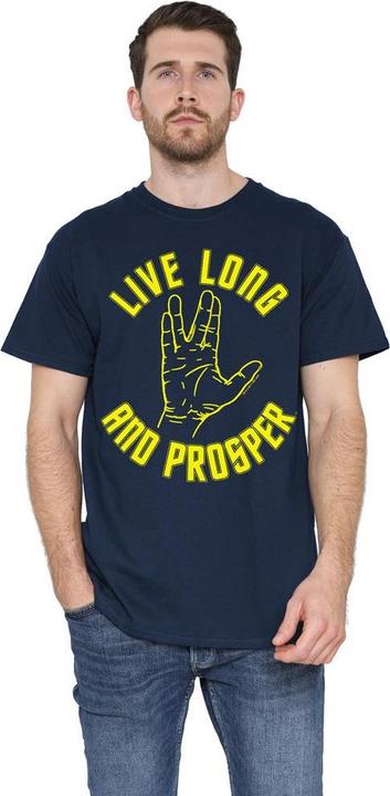 Actual product image Mens Live Long Hand T-Shirt (XXL)