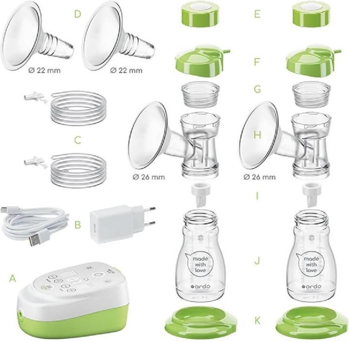 Produktbild Ardo Alyssa Elektrische Doppelmilchpumpe