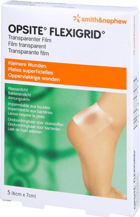 Produktbild Smith & nephew OPSITE FLEXIGRID Wundverband 6x7cm 5 Stk (5 x)