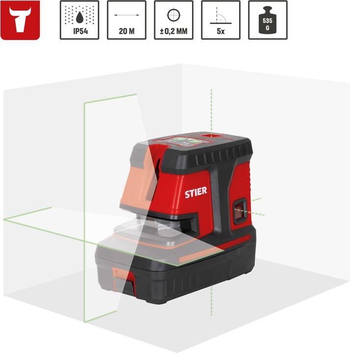 Produktbild Stier Kreuzlinienlaser