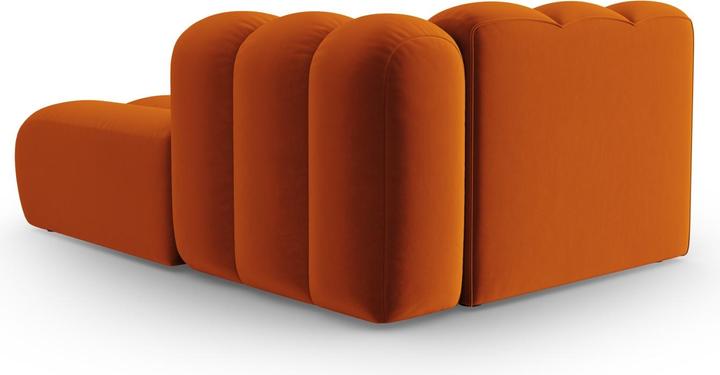 Image du produit Micadoni Velours Méridienne Droite, "Lupine", 2 Places, 117x177x70Fabriqué en Europe (Chaise longue)