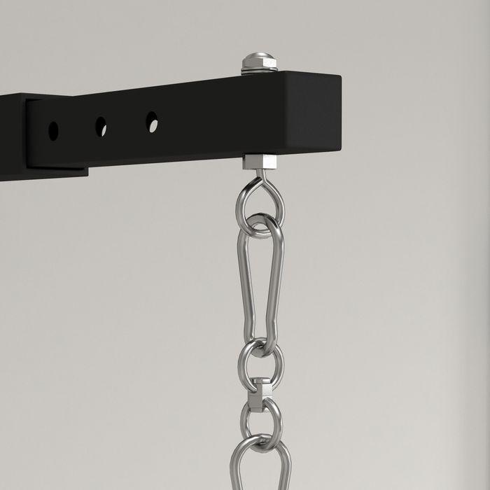 Actual product image Swisshandel24 Boxsack Wandhalterung einstellbar, Stahl, schwarz