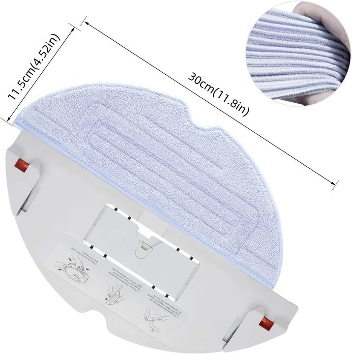 Immagine prodotto Alloytool Set di accessori per salviette per Roborock, 12 pezzi.