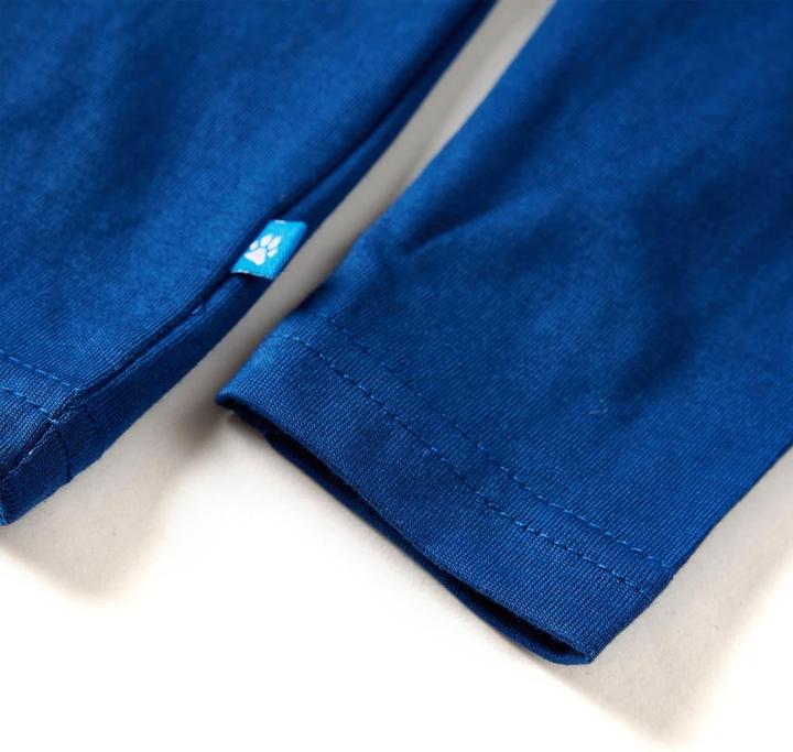 Produktbild VidaXL Kinder-Langarmshirt Dunkelblau 140,Material: 100 (140)