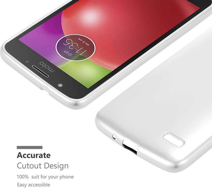 Productafbeelding Cadorabo TPU matte metalen hoes (Motorola Moto E4)