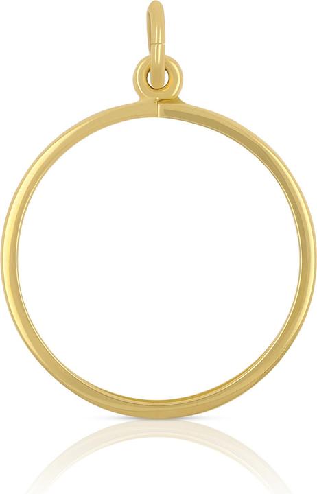 Image du produit Muau Monture pour pièces de monnaie (Or blanc, Or jaune, Or rose ou argent)