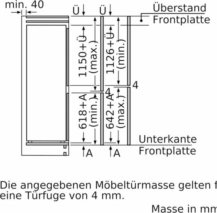 Actual product image Bosch Hausgeräte KIS87ADE0H (272 l)