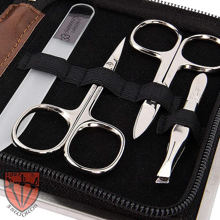 Produktbild Kellermann Maniküre Set Andria 8-tlg. 746, Braun