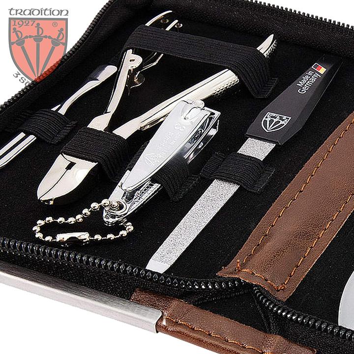 Produktbild Kellermann Maniküre Set Andria 8-tlg. 746, Braun