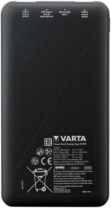 Produktbild Varta Energy (10000 mAh, 15 W, 37 Wh)