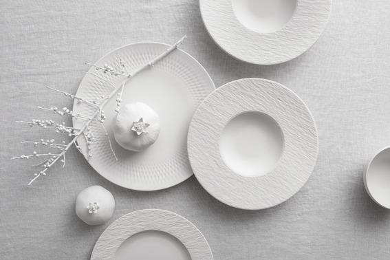 Actual product image Villeroy & Boch Speiseteller Manufacture Rock blanc (1 x, 27 cm)