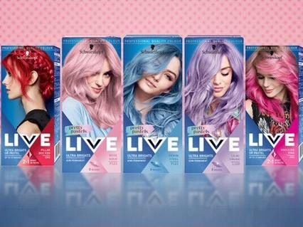 Actual product image Schwarzkopf Live Ultra Brights or Pastel hair dye 095 Electric Blue (095 Electric Blue)