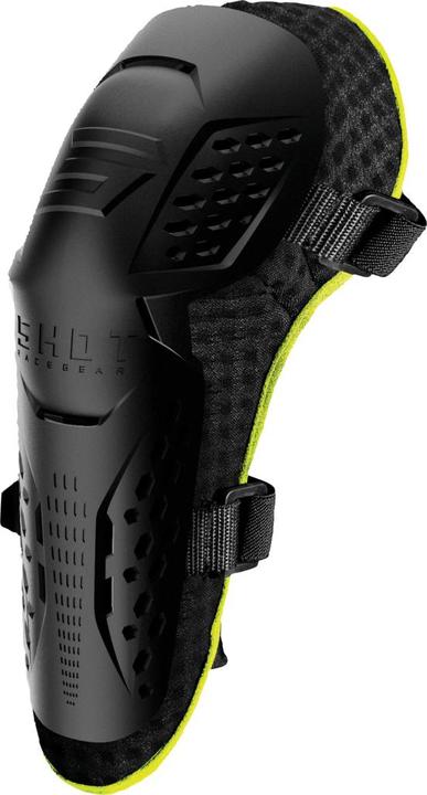 Shot OPTIMAL 2.0 Ellbogenprotektor schwarz-neon gelb XS-S (S, Ellbogenschoner)