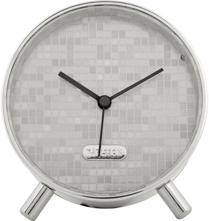 Produktbild Karlsson Klassischer Wecker Disco Bling Bling 11 cm, Silber