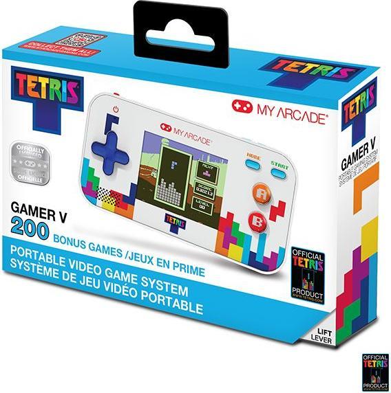 Image du produit MyArcade My Arcade DGUNL-7030 Tetris Gamer V Classic Handheld Portable Video Game System (201 GAMES IN 1)