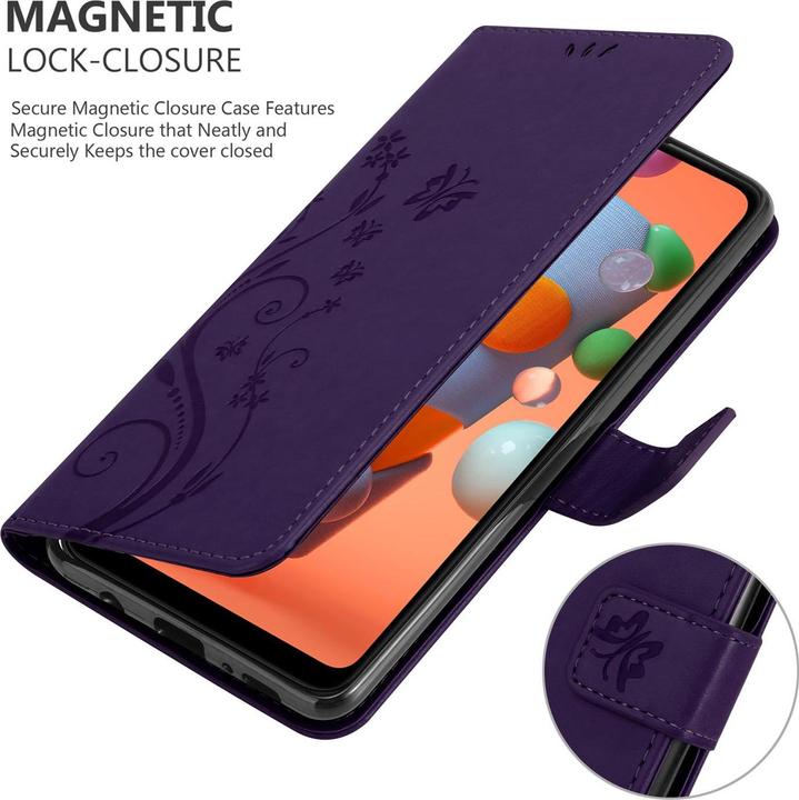 Productafbeelding Cadorabo Bloemen Boekomslag (Samsung Galaxy A11, Samsung Galaxy M11)