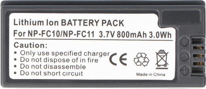Image du produit Sony Batterie rechargeable NP-FC10, NP-FC11 Batterie rechargeable DSC-F77, DSC-P10, DSC-P12 (Batterie)