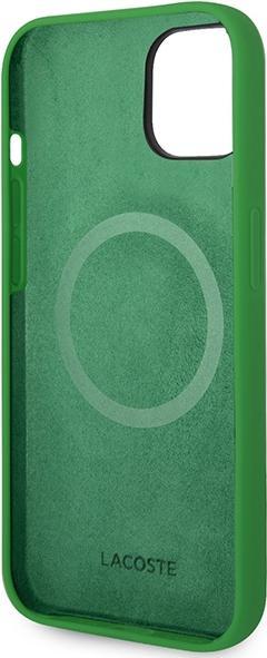 Produktbild Lacoste LCHMP14SSLON iPhone 14 / 15 / 13 6.1" green hardcase with Silicone and MagSafe (Apple iPhone 14, Apple iPhone 15, Apple iPhone 13)