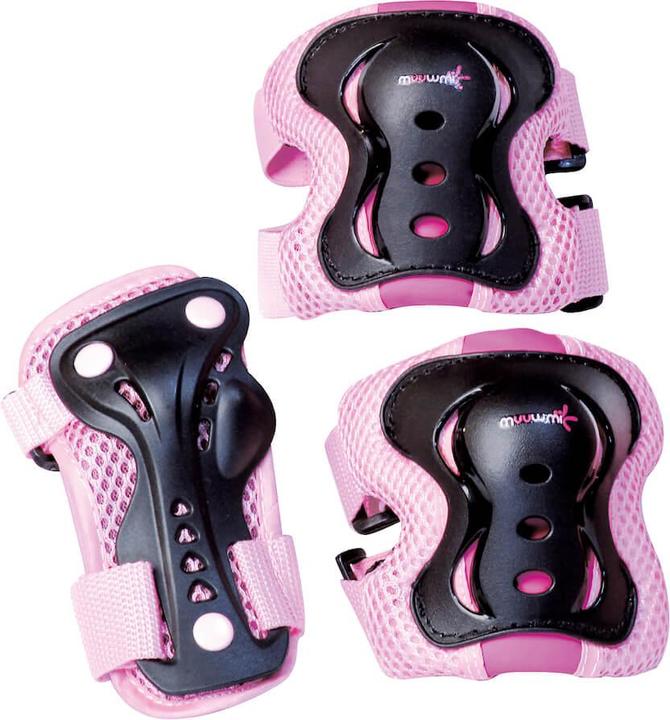 Muuwmi Protektoren-Set - Grösse XS (3-8 Jahre) (XS, Handgelenkschoner, Ellbogenschoner, Knieschoner, Einzelstück)