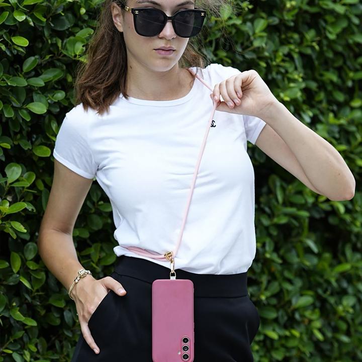 Image du produit Stoyobe Lanière en silicone pour téléphone - Rose