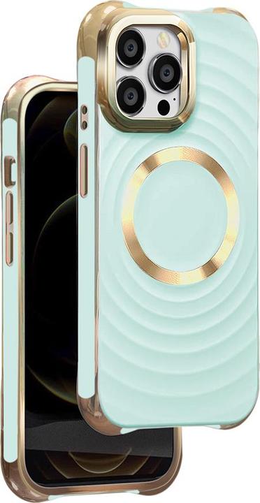Actual product image OEM Circle Glam Mag case for iPhone 13 / 14 6,1" mint (Apple iPhone 13, Apple iPhone 14)