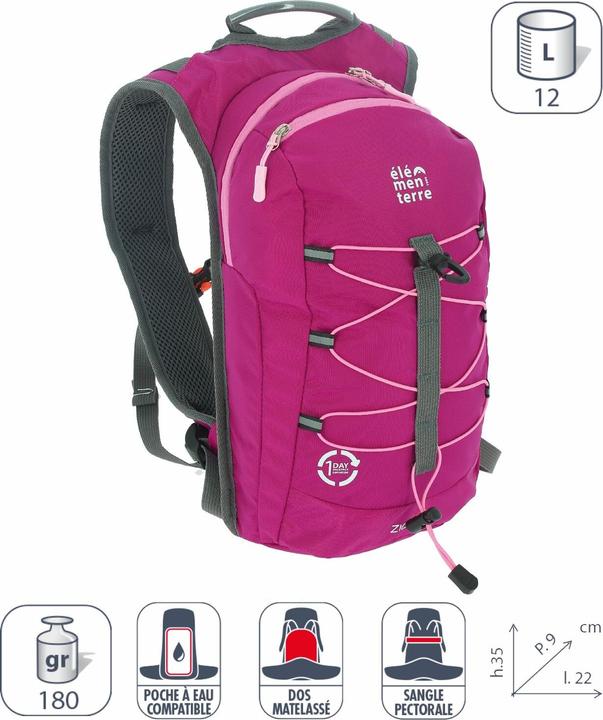 Produktbild Elementerre Rucksack zion 12 l (12 l)