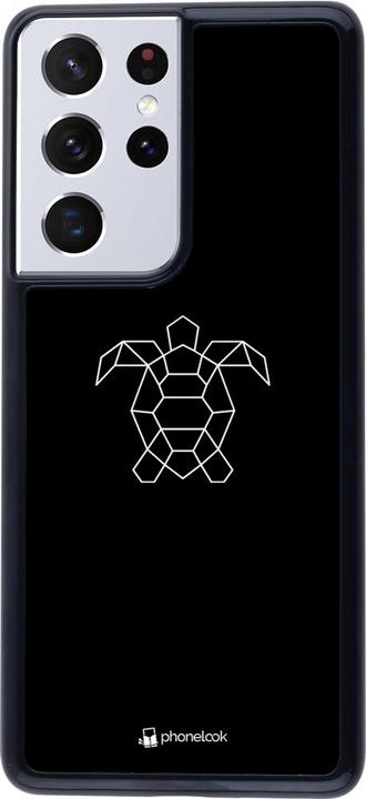 Actual product image PhoneLook Cover Turtles lines on black (Samsung Galaxy S21 Ultra 5G)