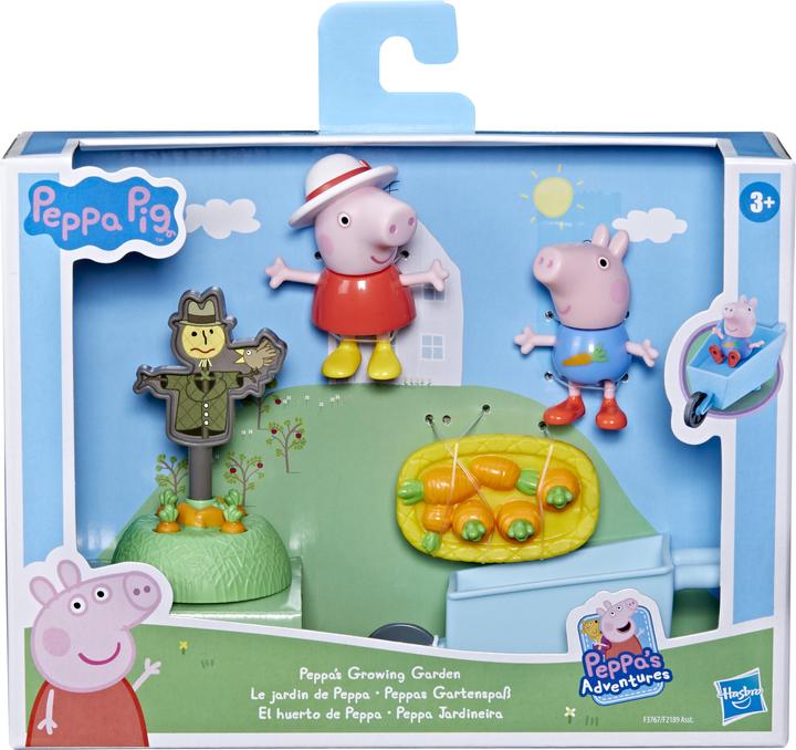Immagine prodotto Hasbro Peppa's Adventures Peppa's garden fun, giocattolo prescolare con 2 figure e 3 accessori, f