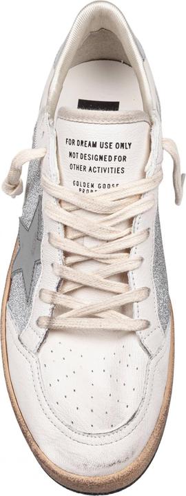 Produktbild Golden Goose ballstar in nappa and glitter natural and silver color (40)