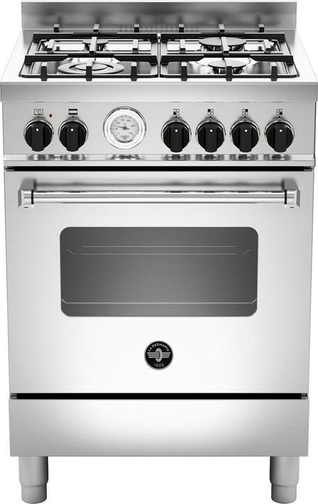 Image du produit La Germania Bertazzoni Americana AMN664EXT Cuisinière à gaz en acier inoxydable A