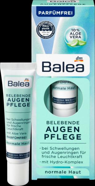 Actual product image dm Balea Invigorating eye cream (Crème, 15 ml, Day + Night)