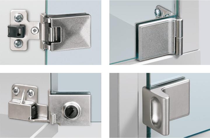 Actual product image Hettich Glass door hinges ET 5150 Z