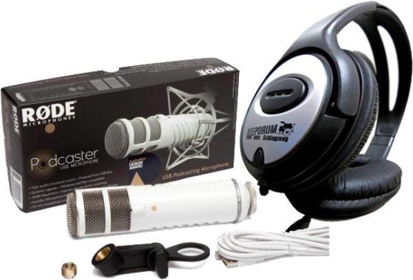 Produktbild RØDE Podcaster MKII USB Mikrofon mit Kopfhörer